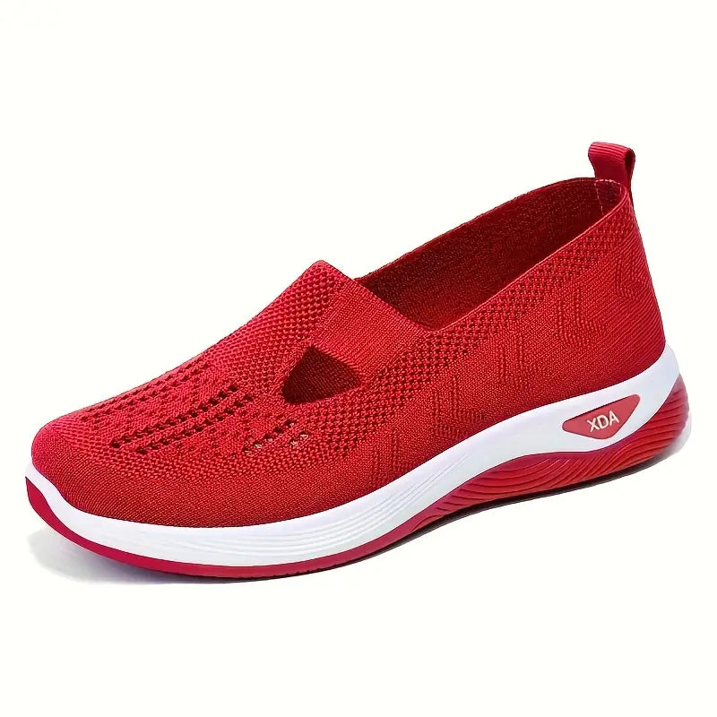Women's comfortable breathable knitted sneakers