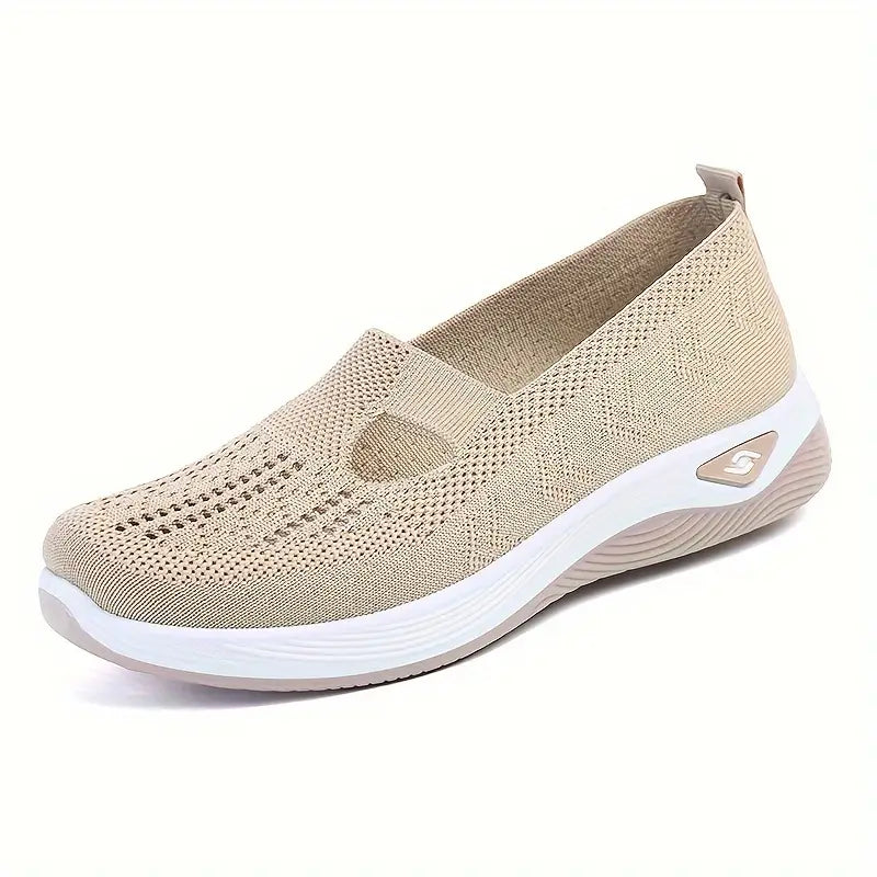 Women's comfortable breathable knitted sneakers