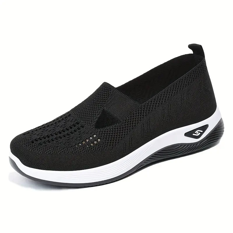 Women's comfortable breathable knitted sneakers