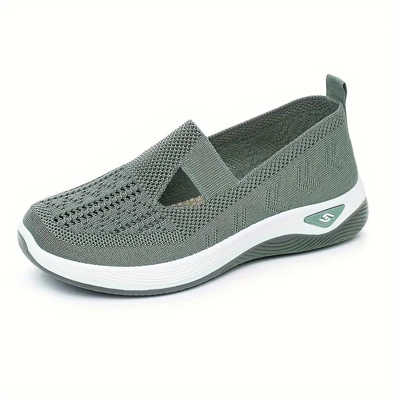 Women's comfortable breathable knitted sneakers