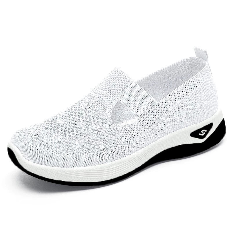 Women's comfortable breathable knitted sneakers