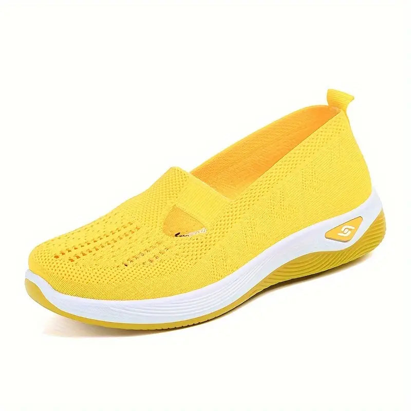 Women's comfortable breathable knitted sneakers