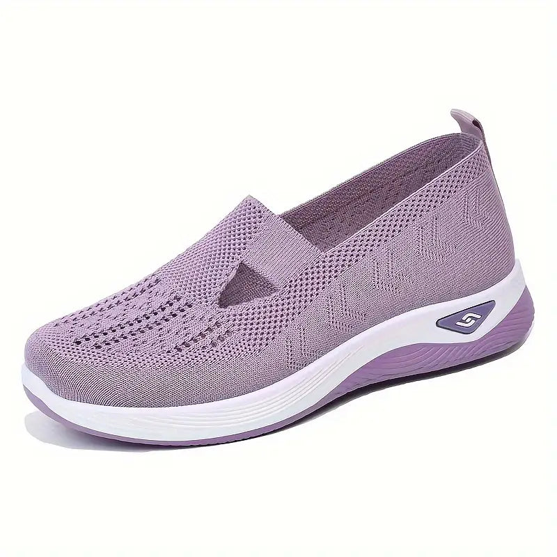 Women's comfortable breathable knitted sneakers