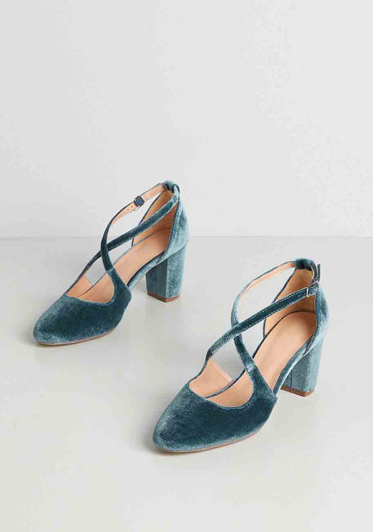 Linger Longer Velvet Heel