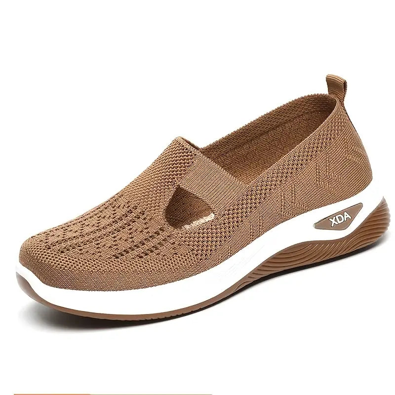 Women's comfortable breathable knitted sneakers